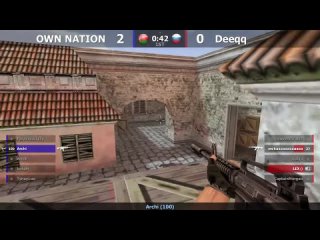 Stream cs 1.6 // deeqq (ru) -vs- OWN NATION (by) // Final bo1 Farsh Cup #1 @ by kn1fe