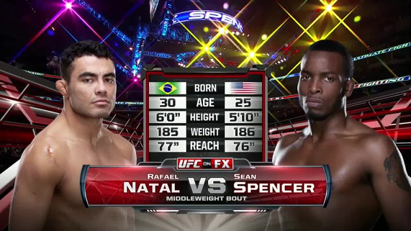 Rafael Natal vs. Sean Spencer UFC FOX 6 26 января