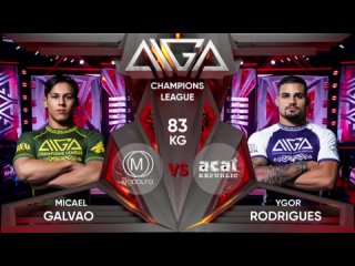 83 kg Micael Galvao vs Ygor Rodrigues - AIGA Champion’s League Finals 2023 (fin)