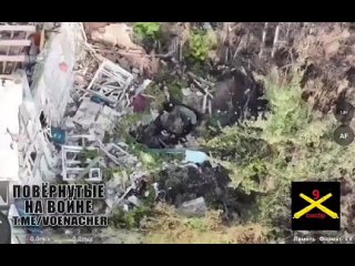 ️🇷🇺 Destruction de la position d’un mortier de 120 mm des forces armées ukrainiennes dans la direction Avdeevsky par des tirs d’