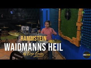 Rammstein - Waidmanns Heil - drum cover by Елизавета Грозь