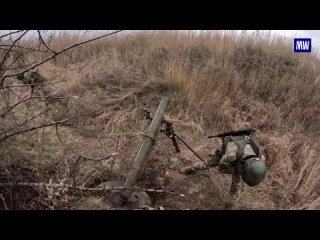 Artillerymen of the combined arms army destroyed enemy stronghold