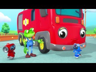 Dump Truck Chase  - Trash Treasure Hunt!   Geckos Garage   Cartoons For Kids