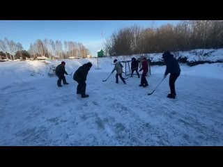 Хоккей в валенках🏒💙