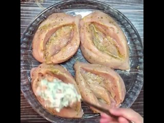 Запеченная куриная грудка