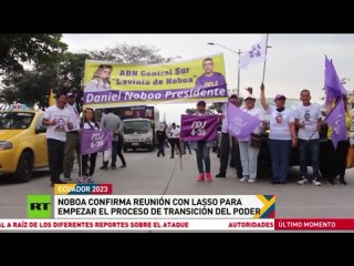 Guillermo Lasso y Daniel Noboa se renen para iniciar proceso de transicin en Ecuador