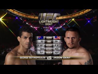 George Sotiropoulos vs. Jason Dent UFC 106 - 21 ноября 2009