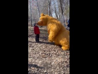 Большои медведь на День рождения в Солнечногорске