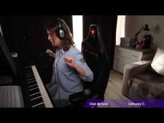 🇺🇸 🎼👩🎹🔊 2023 10 25 Piano ❤ !boosty [Pianistka Katrine] [Твитч Стримы] (Игра на пианино)