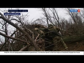 Артиллеристы-десантники уничтожают технику ВСУ в Запорожской области