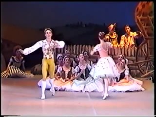 Нина Капцова и Дмитрий Гуданов в сценах из балета Тщетная предосторожность 2003 г.