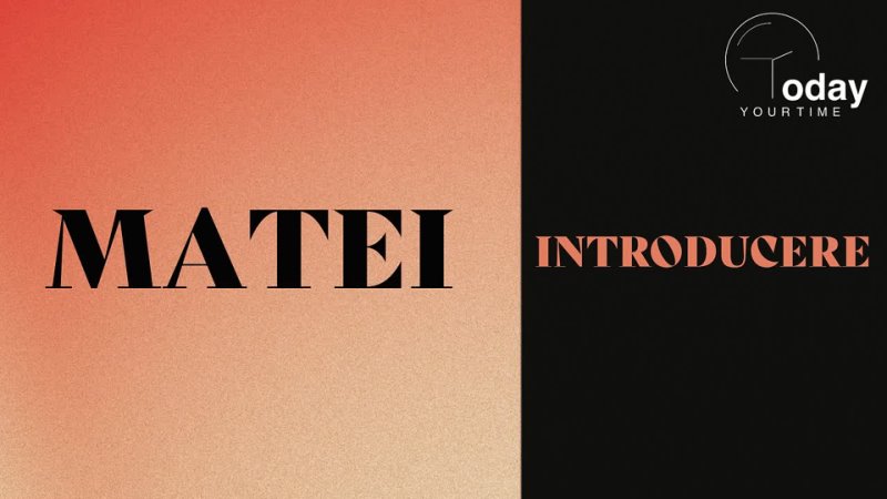 Matei introducere, Itinerar