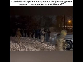 В Хабаровске мигрант-водитель высадил пассажиров из автобуса N25 и сказал другим водителям автобусов не брать их на борт

В итог