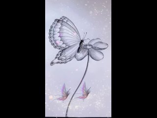 Рисуем красивую бабочку