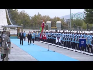 Официальный прием Президента Туркменистана Сердара Бердымухамедова в Турции