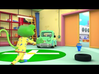 Motorcycle Race Mayhem   Geckos Garage   Trucks For Children   Cartoons For Kids