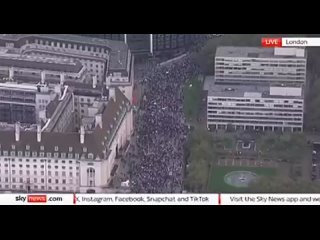 Пропалестинская акция в Лондоне собрала тысячи людей. Но вы же помните, власти уже заранее объявили, что эту акцию «организовал