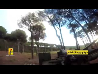 🇮🇱⚔🇱🇧 | Ливанская “Хезболла“ обстреливает из советской 57-мм зенитной автопушки С-60 израильские посты