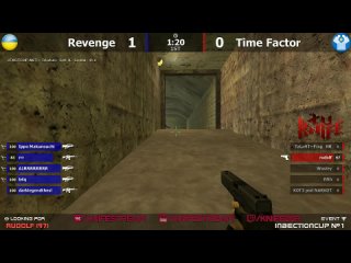 Финал турнира по cs 1.6 от проекта ““INBECTION““ [Time Factor -vs- Revenge] @ by kn1fe \1map