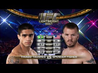 Thiago Tavares vs. Spencer Fisher UFC 134 - 27 августа 2011