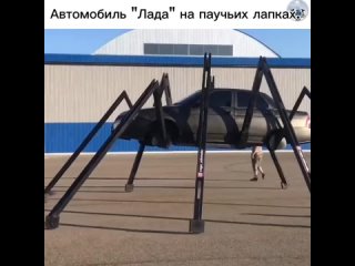 Оригинальная конструкция, которая делает автомобиль похожим на паучью ноги выглядит инновационно и уникально. Такое... (видео)