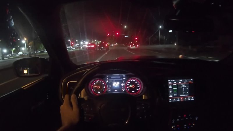 2020 Dodge Charger 392 Scat Pack Widebody POV Night Drive (3D Audio)(ASMR)