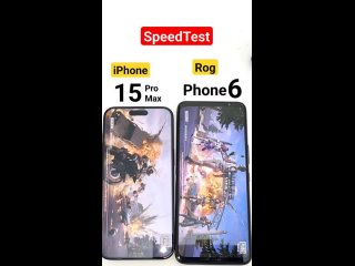 [Sai Tech Guru] 15ProMax vs RogPhone 6 SpeedTest 🔥🔥🔥#apple #15promax #iphone15promax ipho