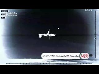 🚀🇮🇷🇺🇸Видео удара иранской зенитной ракеты “358“ по американскому беспилотнику MQ-1 Predator