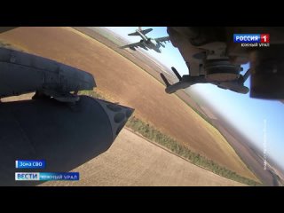 Экипажи Су-25 «Грач» уничтожили опорный пункт ВСУ