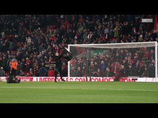 Inside Anfield Liverpool 2-1 Norwich   Pitchside view of Takis two goals