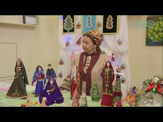 Выставка кукол и елочных игрушек ручной работы открылась в Туркменистане