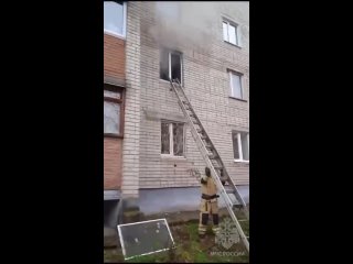 В Ишимбае произошел пожар на ул.Чкалова, в доме № 30.