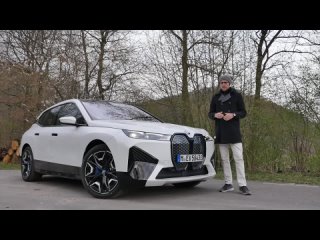 BMW iX AWD driving REVIEW with German Autobahn, winter range and fast charging test! xDrive50