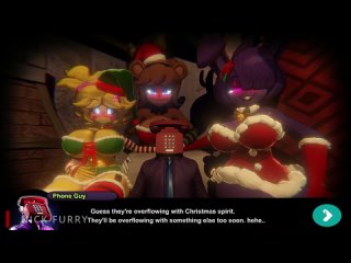 [NICK FURRY] Secret Scenes and Locations in the NEW Christmas Update From Fap Nights At Frenni's Night Club Part1