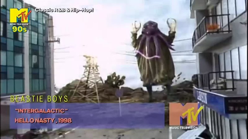 Beastie Boys Intergalactic ( MTV 90s UK) ( Classic RB Hip Hop