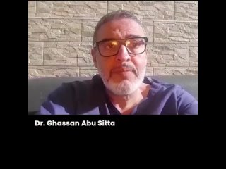 Dr Ghassan Abu Sitta, a reconstructive surgeon Volunteering at AL Shifa'a hospital in #Gaza, Talking about children slaughter by