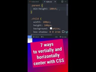 7 ways to center with CSS