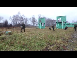 Учения курсантов НВВКУ на полигоне «Кольцово» под Новосибирском