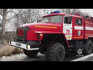 Сотрудники МЧС ликвидировали пожар в г. Комсомольское