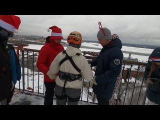 Новогодний прыжок с Моста Федоровского