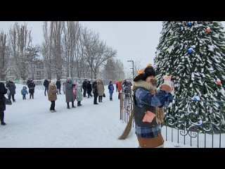 Русская площадь в Марксе - Рождество