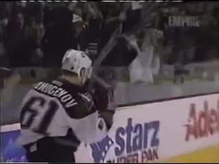 Красивая шайба Максима Афиногенова в игре с «Детройтом» | 2002 год