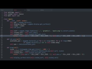 Build a Snake Clone with Pygame #8 - Final Touches
