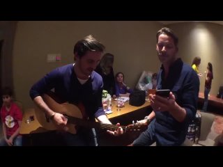#Colin odonoghue and Sean Maguire singing