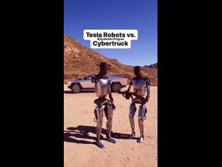 Tesla robots vs cybertrack