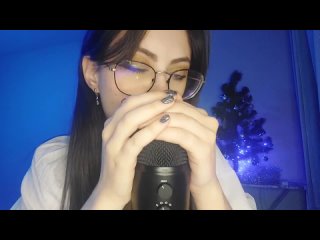 [Stesha ASMR] АСМР тест Blue Yeti 🖤 быстрые триггеры, звуки рта и рук #асмр #asmr