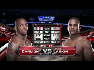 Francis Carmont vs. Lorenz Larkin UFC Fight Night FOX 7 - 20 апреля 2013