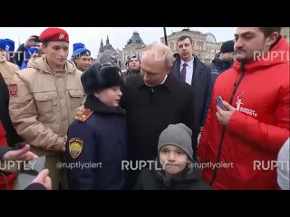 Путин пообщался с кадетом Московского училища, чей отец, Махонин Леонид, погиб на СВО в прошлом году