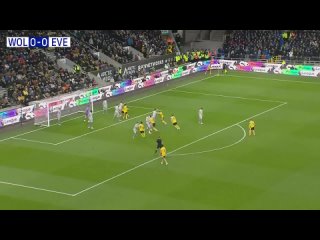 PREMIER LEAGUE HIGHLIGHTS WOLVES 3-0 EVERTON