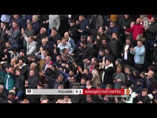 BRUNO, BRUNO, BRUNO 🎶 Fulham 0-1 Man Utd Highlights